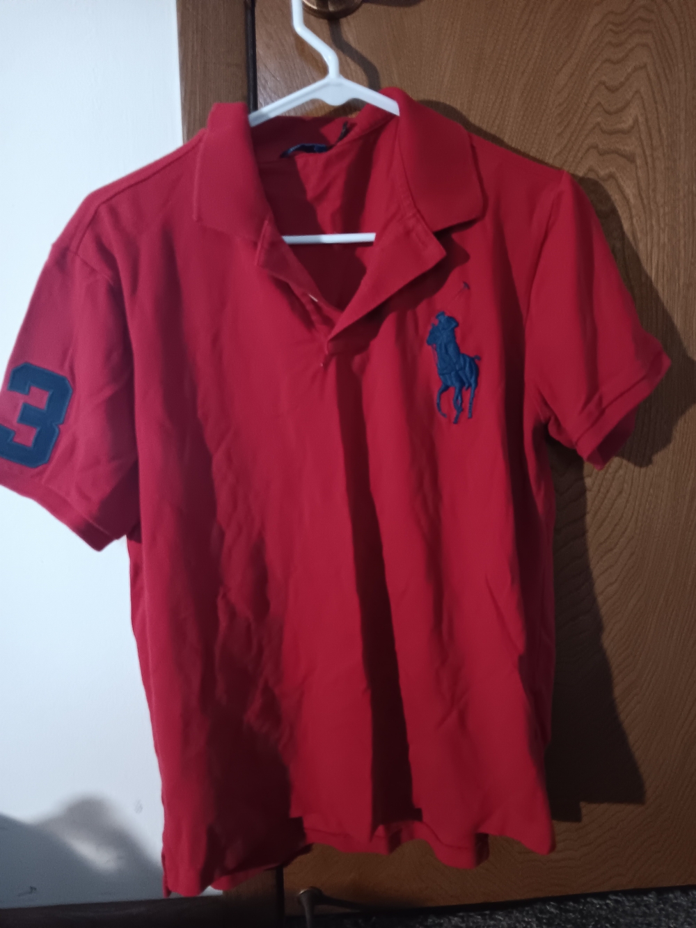 Polo by Ralph Lauren Red Polo with Navy Pony
